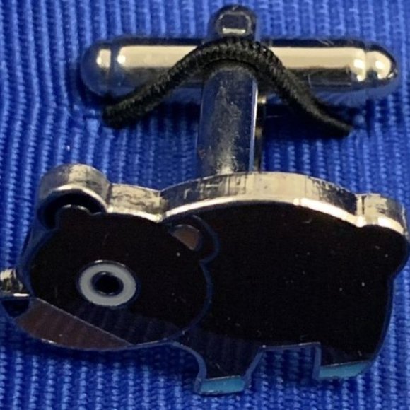New Iota Links New York City Novelty Brown Bear Cuff Links - Picture 5 of 8